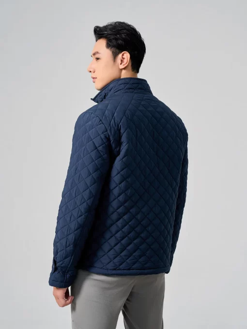 Men's Down Jacket With Hidden Buckle