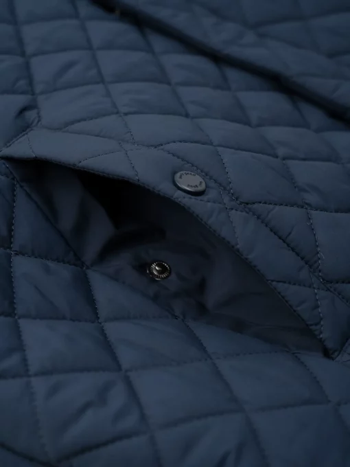 Men's Down Jacket With Hidden Buckle