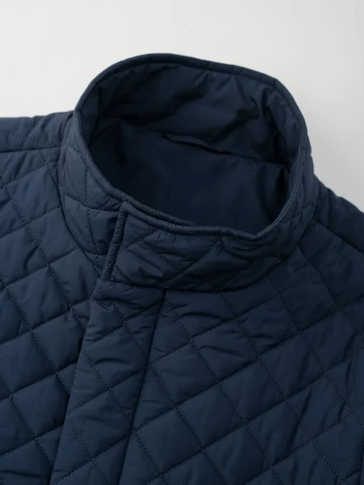 Men's Down Jacket With Hidden Buckle