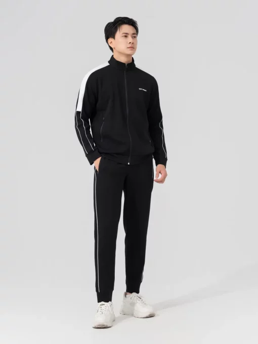 Men's Sportswear with Ribbed Ribbed Ribbed Sweater