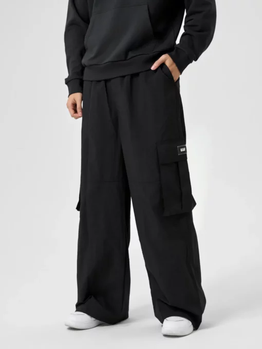 Yoguu Long Wind Pants with Side Pockets